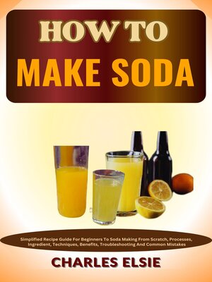 cover image of HOW TO MAKE SODA